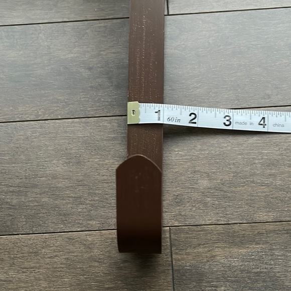 Brown/Black Metal Wreath Hook, Over The Door Hanger Seasonal Decor Hook, Welcome - Picture 5 of 9